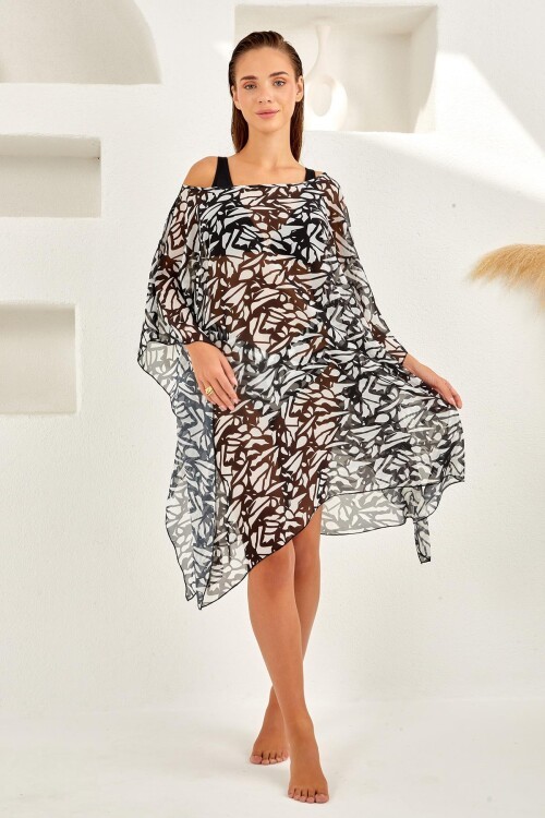 Yuvarlak Yaka Panço Pareo