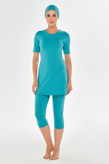 Walt Battal Kısa Kollu Tesettür Mayo 2606-P