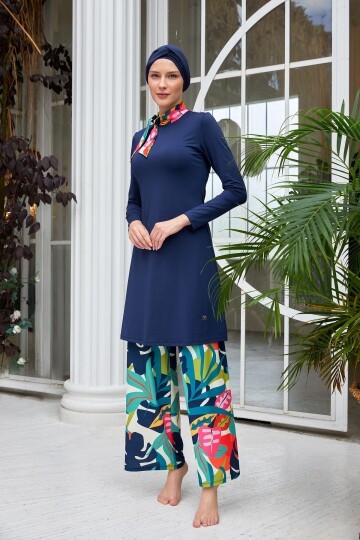 Hana Uzun Kollu Tesettür Mayo 2114