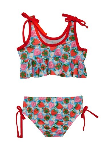 Manado Fırfır Detaylı Kız Bebek Bikini