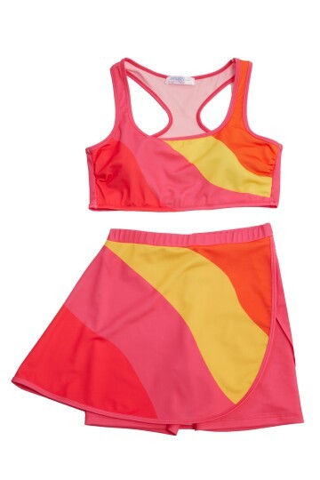 Maorıce Bustiyer Etekli İkili Takım