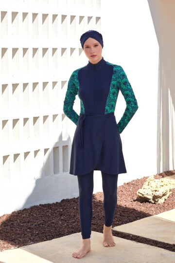 Saver Uzun Kollu Tesettür Mayo 1111