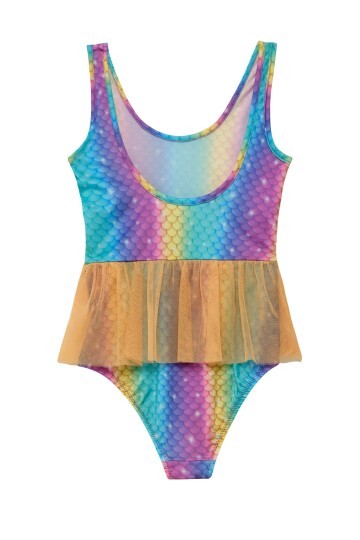 Seun Askılı Bel Tül Detaylı Bebek Mayo