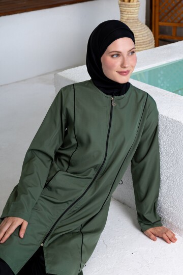 Beny Paraşüt Uzun Kollu Tesettür Mayo