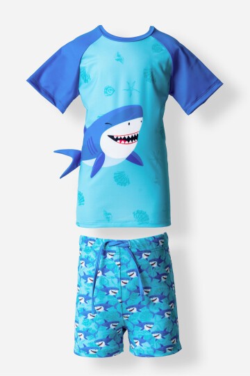 Erkek Çocuk Kısa Kollu Şortlu  Takım