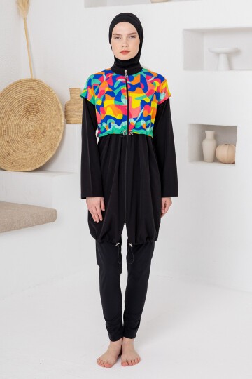 Wılmar Likralı Uzun Kollu Tesettür Mayo