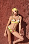 Aksesuarlı İnce Askılı Üçgen Bikini Takım