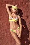 Aksesuarlı İnce Askılı Üçgen Bikini Takım