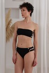 Aksesuarlı Soft Straplez Bikini Takım