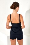 Aksesuarlı Şortlu Tankini 