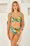 Balenli Büyük Beden Bikini Takım 