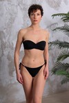 Dolgulu Straplez Bikini Tek Üst