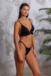 Fırfırlı Üçgen Bikini Tek Üst