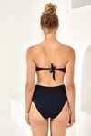 Kaplı Straplez Bikini Takım 
