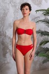 Yanı Kesikli Slip Bikini Tek Alt
