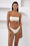 Zımba Detaylı Straplez Bikini Takım